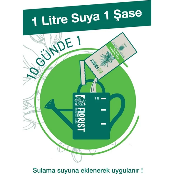 Yeşil Yapraklı Bitkiler Sıvı Konsantre Bitki Besini - Resim 2