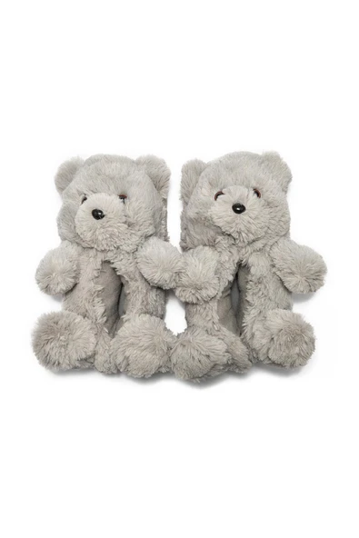TWIGY TW TEDDY GRİ KADIN HAYVANLI PANDUF 36/41 - Resim 3