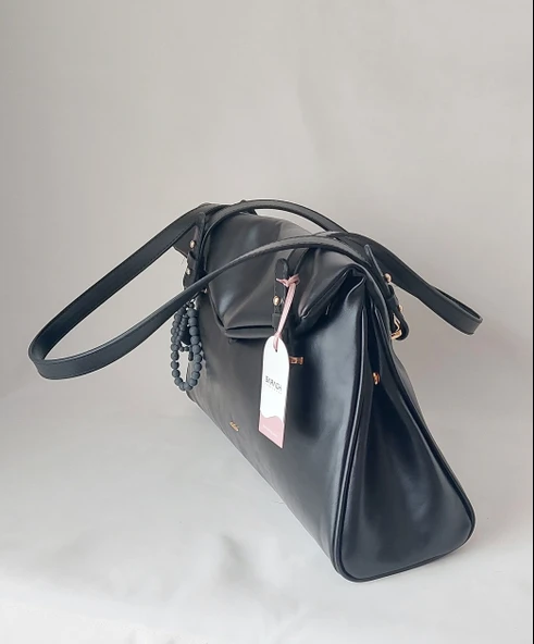 261SY918 Model Sarach Marka Siyah Renk Omuz Çantası - 2