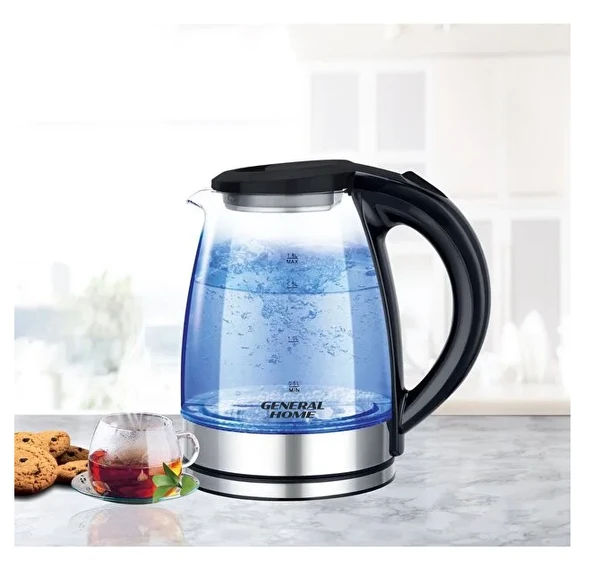 General Home GH-3300 2000 W 1.8 lt Cam Kettle - 2