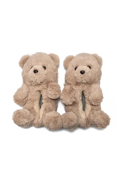 TWIGY TW TEDDY KAHVE KADIN HAYVANLI PANDUF 36/41 - Resim 3