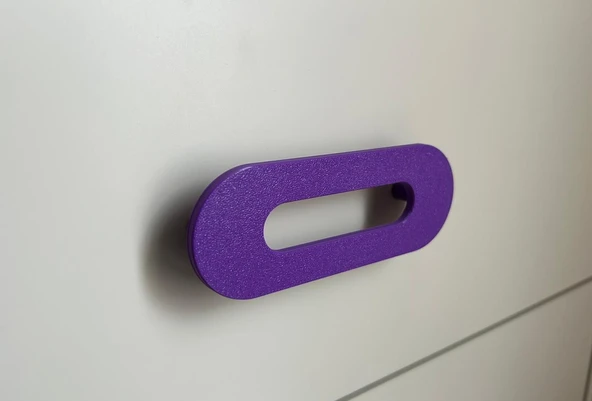 İnel 96mm Mor Mobilya Kulpu 4 Adet - 3