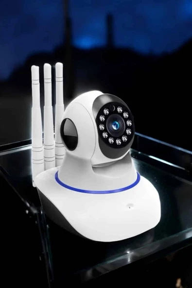 Wifi Kamera Ev Kamerası Gece Görüşlü Kablosuz Bebek Izleme Kamerası - 5