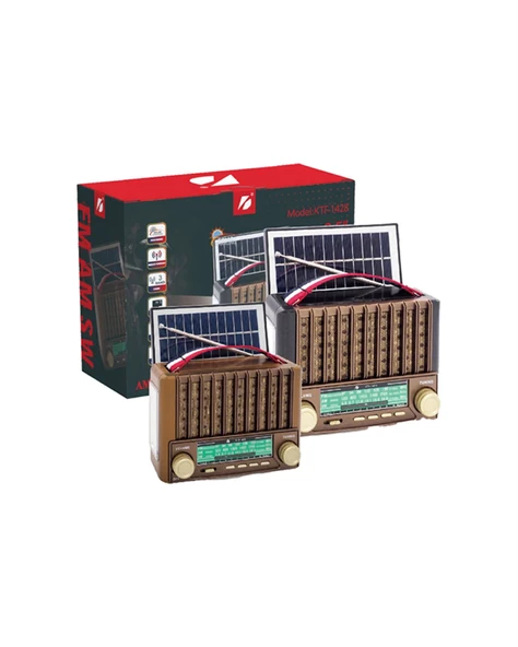 KTF-1428 Güneş Enerjili Bluetooth Hoparlör - 2