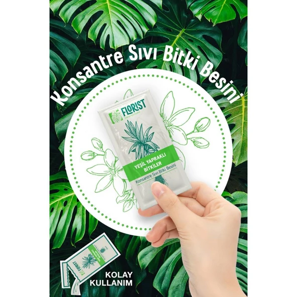 Yeşil Yapraklı Bitkiler Sıvı Konsantre Bitki Besini - Resim 3