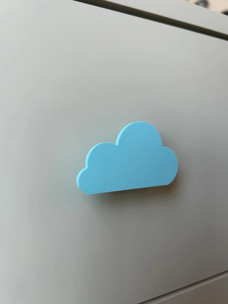 Bulut Pastel Mavisi Mobilya Kulpu 4 Adet - 3