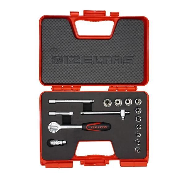 İzeltaş 1/4 Altı Köşe Lokma Anahtar Takımı (15 Parça) ürün görseli