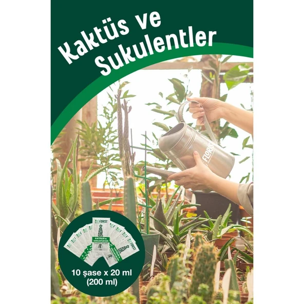 Konsantre Sıvı Kaktüs ve Sukulent Bitki Besini - Resim 3
