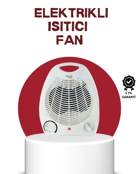 2000W Taşınabilir Elektrikli Fanlı Isıtıcı – Hızlı Isınma, Kompakt Boy ürün görseli