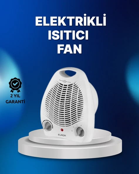 Mini Elektrikli Isıtıcı – 2000W Güç, Fanlı Isıtma, 3 Isı Modu ürün görseli