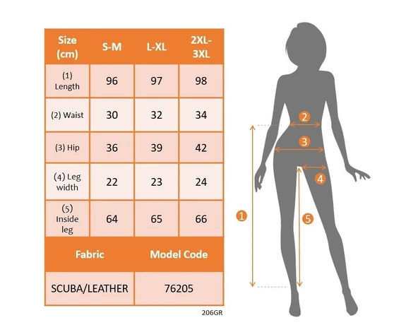 Kadın Yüksek Bel Deri Detaylı Fermuarlı Dalgıç Tayt - 4