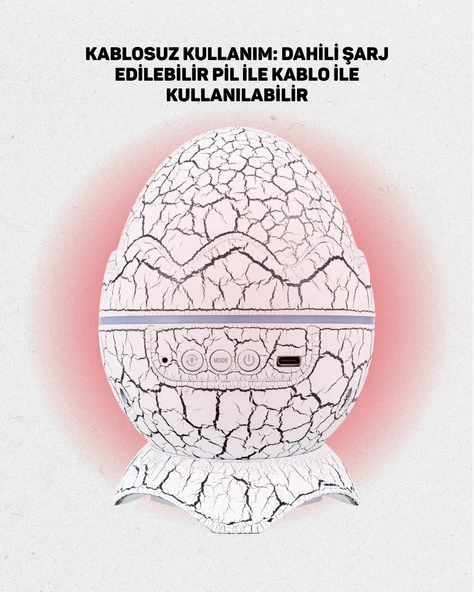 14 Renkli Nebula Yıldız Projektör + Müzik + Gürültü Cihazı + Zamanlayıcılı - Resim 4