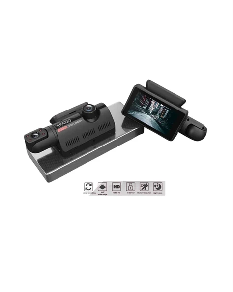 3 inç IPS Ekranlı Full HD Araç Kamerası – WiFi, Gece Görüş ve Hareket Algılama Özellikli Dashcam - Resim 4