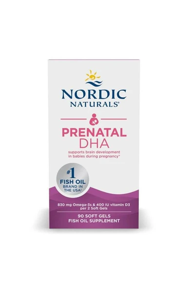 Nordics Naturals Prenatal Omega-3 DHA 90 Yumuşak Kapsül