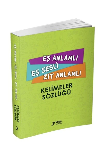 Yuva Eş Anlamlı Eş Sesli Zıt Anlamlı Kelimeler Sözlüğü ürün görseli 1