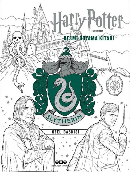 Harry Potter Filmlerinden Resmi Boyama Kitabı – Slytherin Özel Baskısı ürün görseli 1