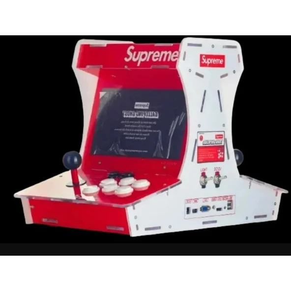 Ozmik SUPREME Çift Arcade Kol 10inç Çift Ekran 3000+ OYUNLU RETRO ARCADE ATARİ - 7