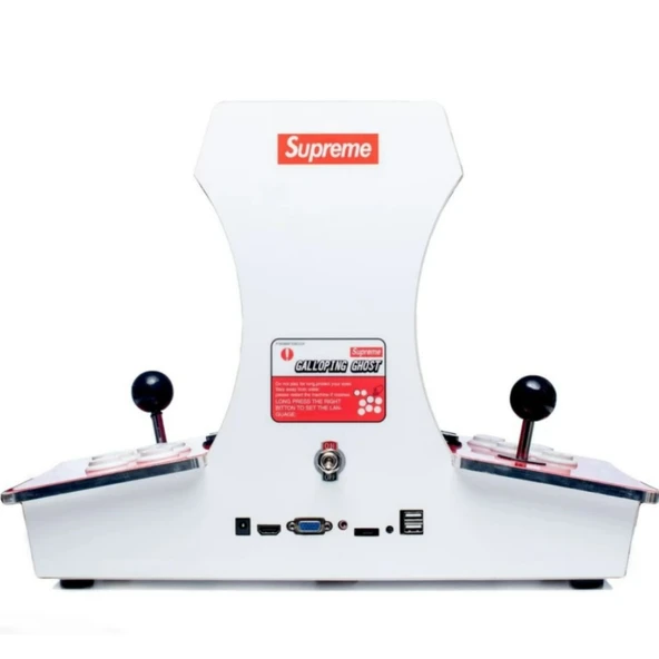Ozmik SUPREME Çift Arcade Kol 10inç Çift Ekran 3000+ OYUNLU RETRO ARCADE ATARİ - 5