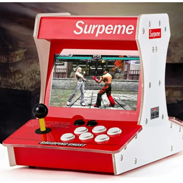 Ozmik SUPREME Çift Arcade Kol 10inç Çift Ekran 3000+ OYUNLU RETRO ARCADE ATARİ - 2