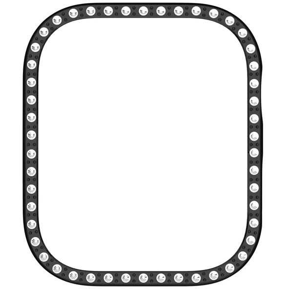 Huawei Watch Fit 3 İle Uyumlu Zarif Kristal Taşlı Kasa Koruyucu Kılıf  Siyah - Resim 5