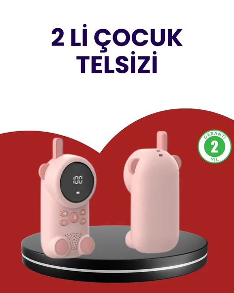 Uzun Menzilli Bebek Telsizi – VOX Modlu, Renkli LCD Ekranlı ürün görseli