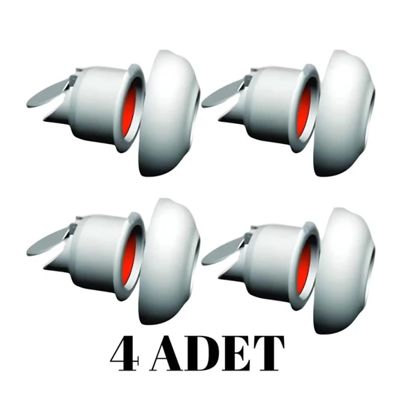 4 ADET Koku Önleyici  Çekvalfli Adaptör Conta o50 Lavabo & Eviye Gideri için ürün görseli