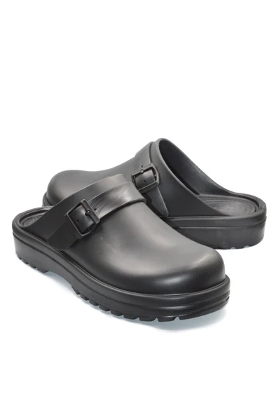 Erkek Eva Siyah Ortopedik Sabo Doktor , Hemşire , Aşçı Terlikği - 4