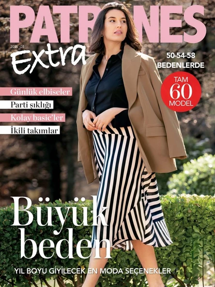 Patrones Dergi Extra Büyük Beden 2025/03 ürün görseli