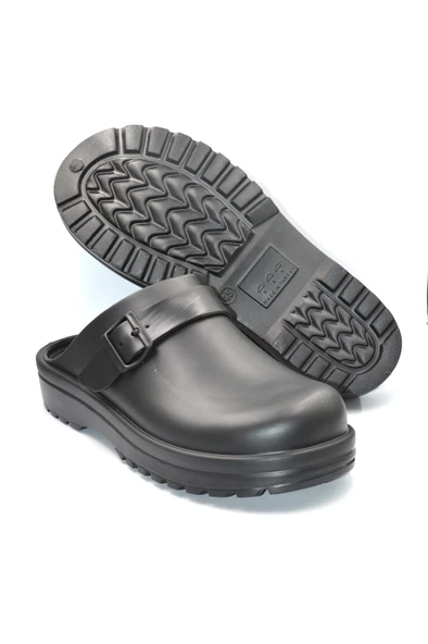 Erkek Eva Siyah Ortopedik Sabo Doktor , Hemşire , Aşçı Terlikği - 5