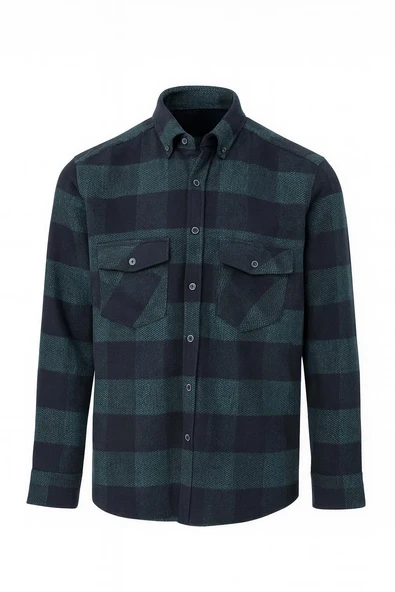 Fabio Cassani Erkek Kışlık HAKİKİ Oduncu Gömleği - 7399 ürün görseli