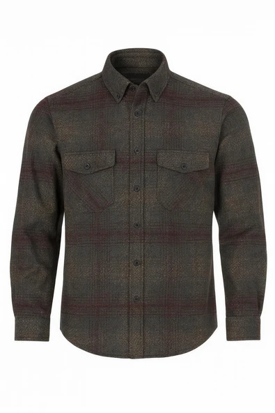 Fabio Cassani Erkek Kışlık HAKİKİ Oduncu Gömleği - 7402 ürün görseli