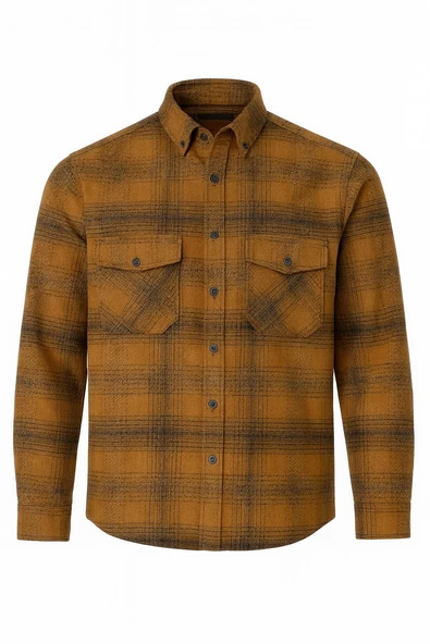 Fabio Cassani Erkek Kışlık HAKİKİ Oduncu Gömleği - 7403 ürün görseli