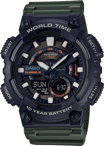 CASIO AEQ-110W-3AVDF ERKEK KOL SAATİ ürün görseli