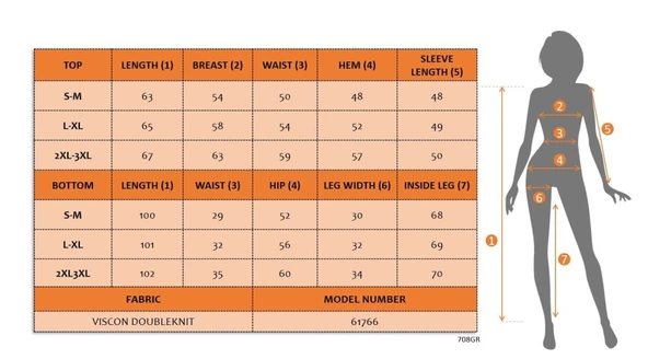 Lucky Life Kadın Uzun Kollu Fermuarlı Viskon Iki Iplik Bluz Ve Pantolon Ikili Takım - Resim 5