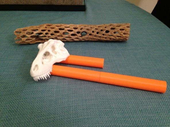 Tyranno-Scratch-Us Rex: Yazdırılabilir T-Rex Backscatcher Plastik Aparat - Resim 8