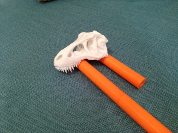 Tyranno-Scratch-Us Rex: Yazdırılabilir T-Rex Backscatcher Plastik Aparat - Resim 9