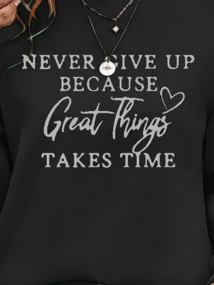 Lucky Life Kadın Uzun Kollu Yuvarlak Yaka Iki Iplik şardonlu Bluz ürün görseli 1