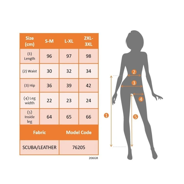 Lucky Life Kadın Yüksek Bel Deri Detaylı Fermuarlı Dalgıç Tayt - 4