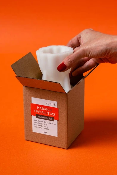 Kabaklı Hayalet M2 Silikon Mum Kalıbı - Resim 10