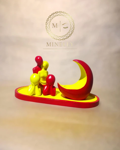 Minelly Özel Tasarım Galatasaray Aile ve Ay Işığı Seti