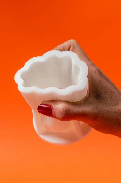 Kabaklı Hayalet M3 Silikon Mum Kalıbı - Resim 6