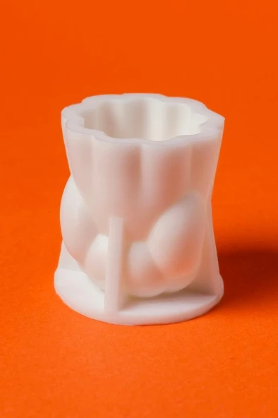 Kabaklı Hayalet M3 Silikon Mum Kalıbı - Resim 5