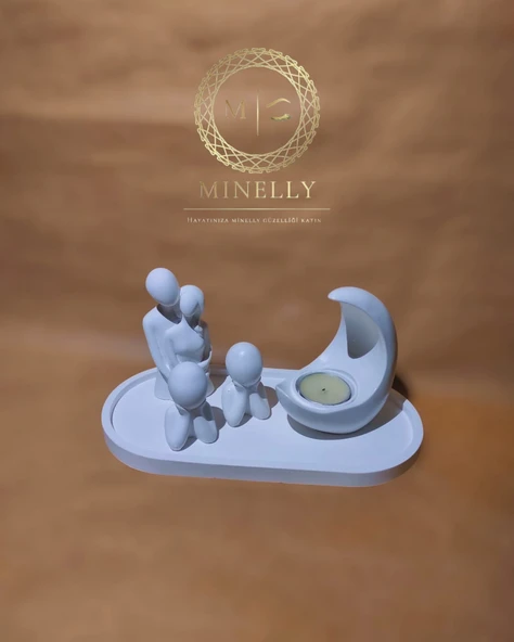 Minelly Özel Tasarım  Aile ve Ay Işığı Seti - 2