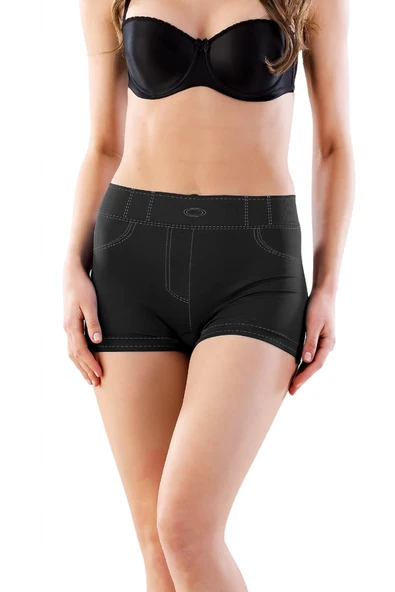 SİYAH MI Emay 3802 Soft Kot Boxer ürün görseli 1