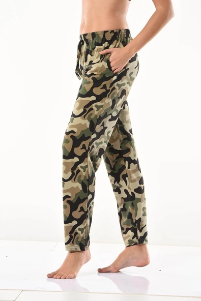 Derya Kurşun Kamuflaj Desenli Eşofman Altı 0573 - Resim 4