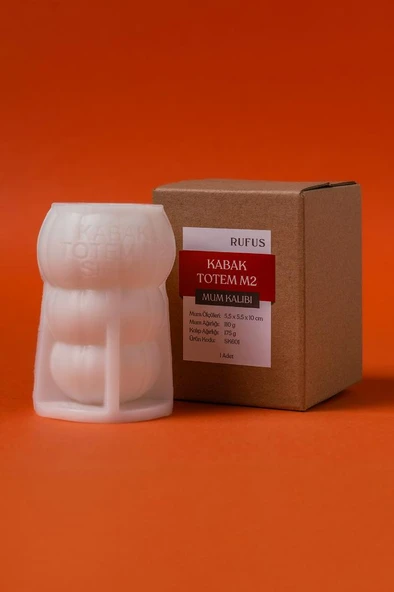 Kabak Totem M2 Silikon Mum Kalıbı - Resim 7