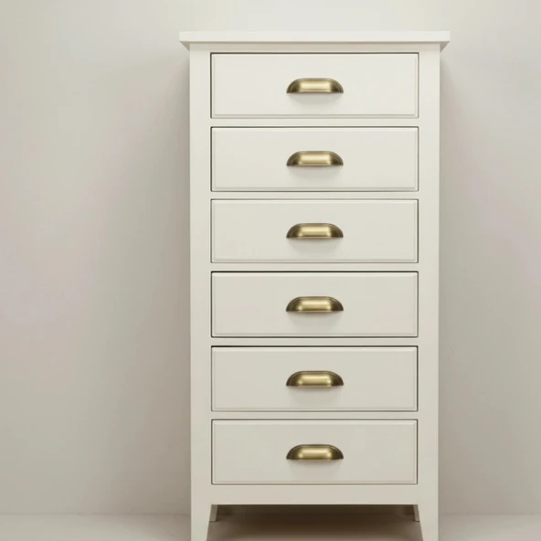 Tas Midye Çanak 96mm Antik Sarı Dolap Çekmece Vestiyer Mobilya Kulpu Metal Kulp ( 5 ADET ) - Resim 3