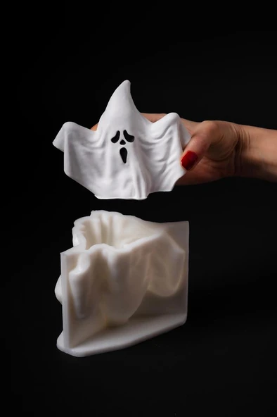 Hayalet 3 Silikon Mum Kalıbı ürün görseli