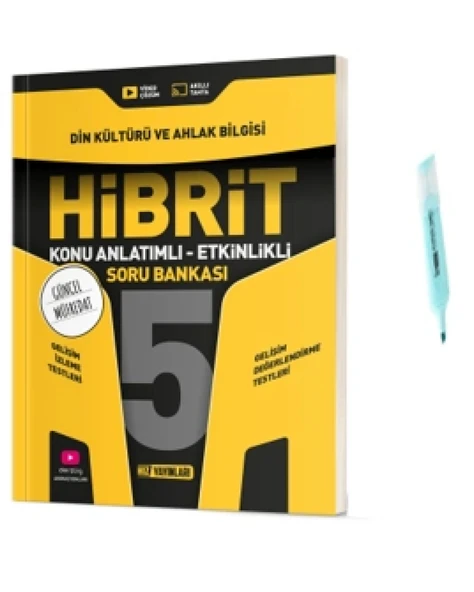5.Sınıf HİBRİT Din Kültürü Konu Anlatımlı Etkinlikli Soru Bankası (Yeni Müfredat)