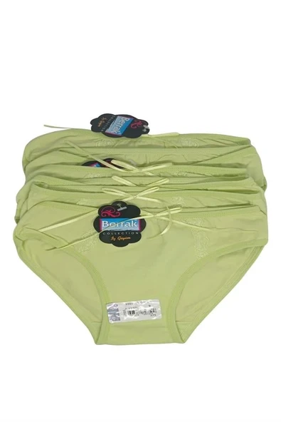 Berrak Kız Bikini Külot 6 lı 2580 1-2 yaş  yeşil ürün görseli 1